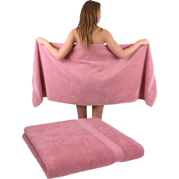Betz Saunatuch 2 er Saunahandtuch-Set PREMIUM 70 x 200cm, 100% Baumwolle (Set, 2-St)