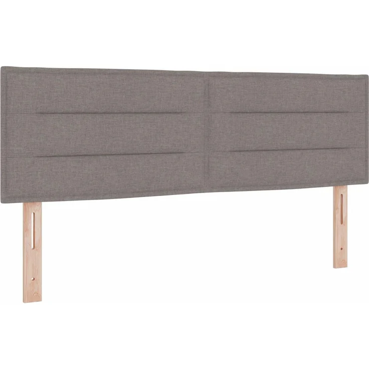 vidaXL Ottoman-Bett mit Matratze und LED Taupe 140 x 200 cm Stoff 3456833 – Bild 5