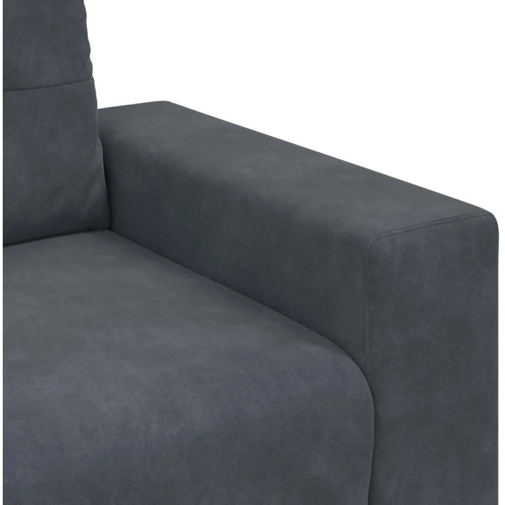 vidaXL Sessel Dunkelgrau 100x78x80 cm Samt 4105099 – Bild 7