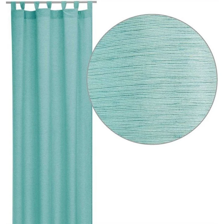 Bestlivings Vorhang (1 St), Schlaufen, blickdicht, Gardine 140x245 cm - Leinen Optik - Schlaufen / Kräuselband – Bild 2