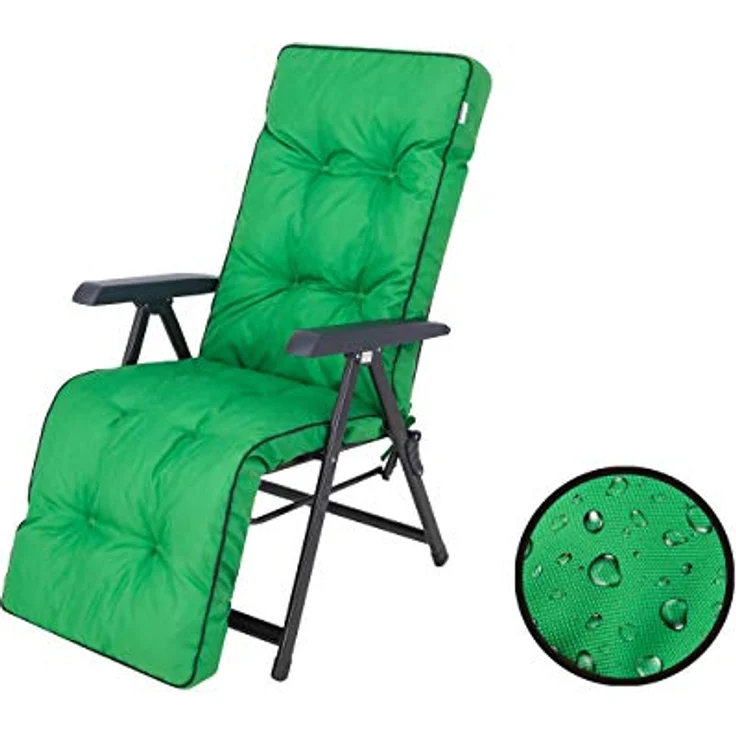 Bjird Liegenauflage Auflage für Liegestuhl 160x50x8, extra dicke Polsterauflage für klappbare Gartenliege/Sonnenliege – Bild 9