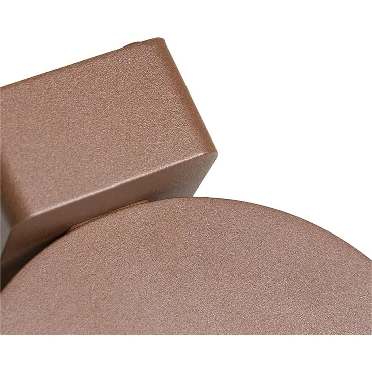 Qazqa Außen-Wandleuchte Esmee, LED fest integriert, (nicht austauschbare) LED, Rostbraun, Modern, Aluminium, 1-flammig – Bild 3