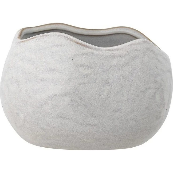 Bloomingville Blumentopf Pennie, in Weiß, 11cm, aus Steingut – Bild 1