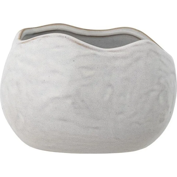 Bloomingville Blumentopf Pennie, in Weiß, 11cm, aus Steingut