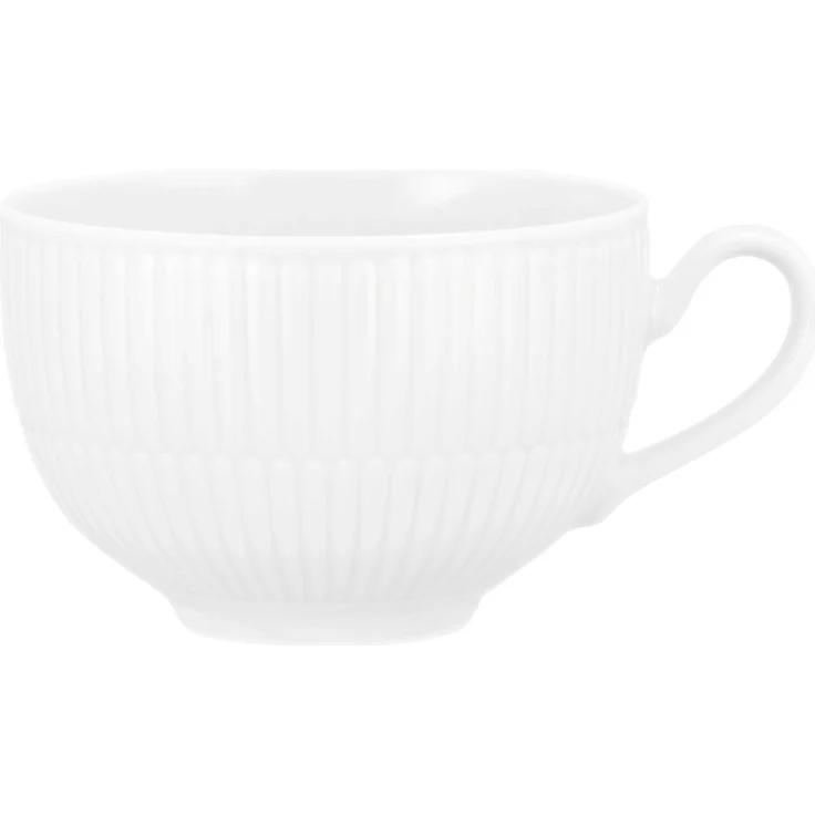Seltmann Weiden Milchkaffeeobertasse AMINA BHT 12.90x6.70x10.10 cm weiß – Bild 1
