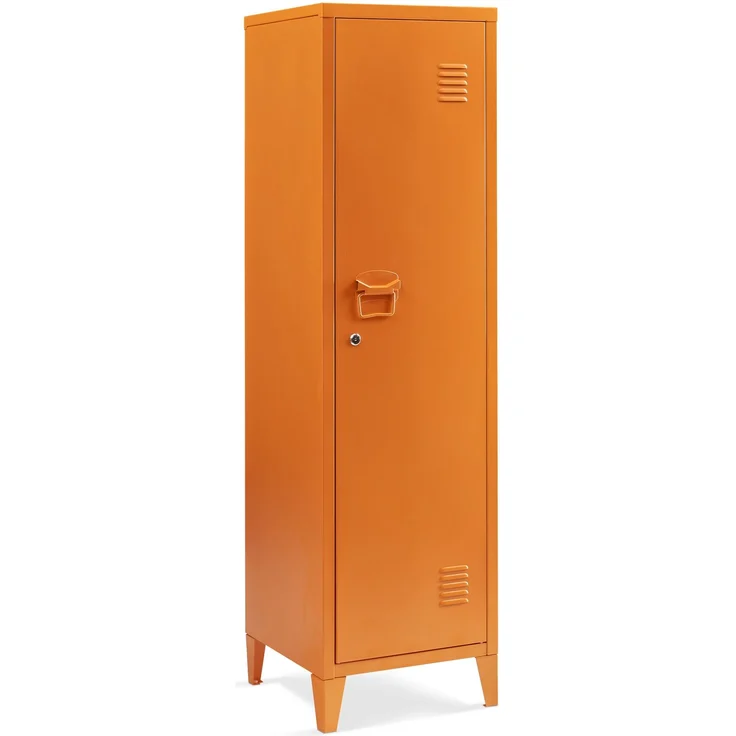 Einzelspind Kurikka 137x38x38 cm Orange [en. casa] – Bild 4