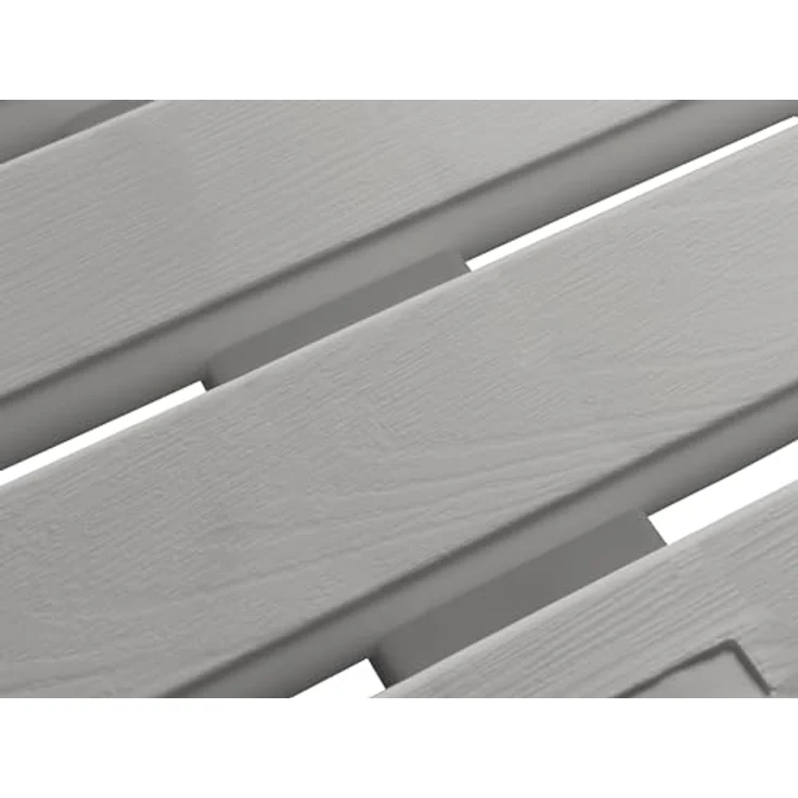 Wenko Duschmatte 'Indoor & Outdoor', rutschhemmender Kunststoff-Bodenrost in taupe, 55 x 55 cm – Bild 2