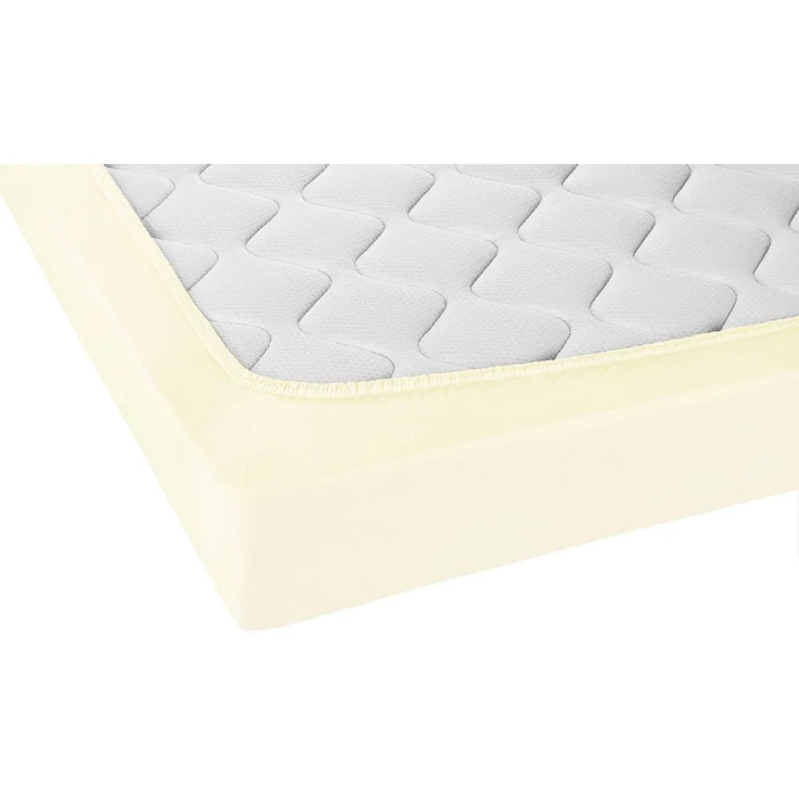 biberna Jersey-Elastic-Topper-Spannbetttuch 0077641, perlmutt, 1x 180x200 cm - 200x220 cm – Bild 3