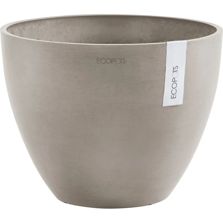 ECOPOTS Blumentopf ANTWERP Taupe, BxTxH: 30x30x25,5 cm – Bild 1