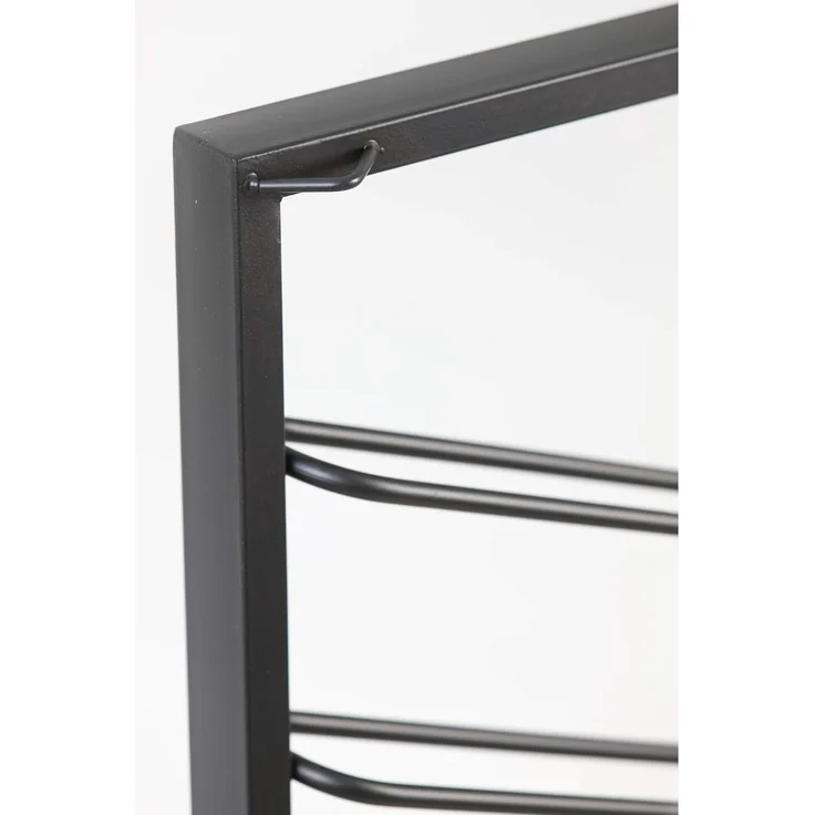 Light & Living Weinregal Weinregal Amore - Schwarz - 8 Flaschen – Bild 8
