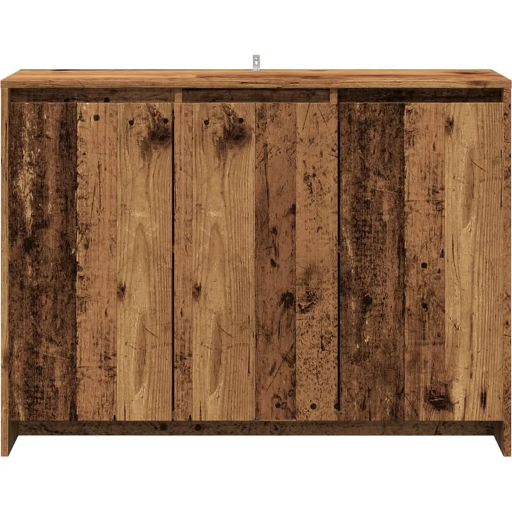 vidaXL Sideboard Altholz-Optik 102x33x75 cm Holzwerkstoff 856780 – Bild 3