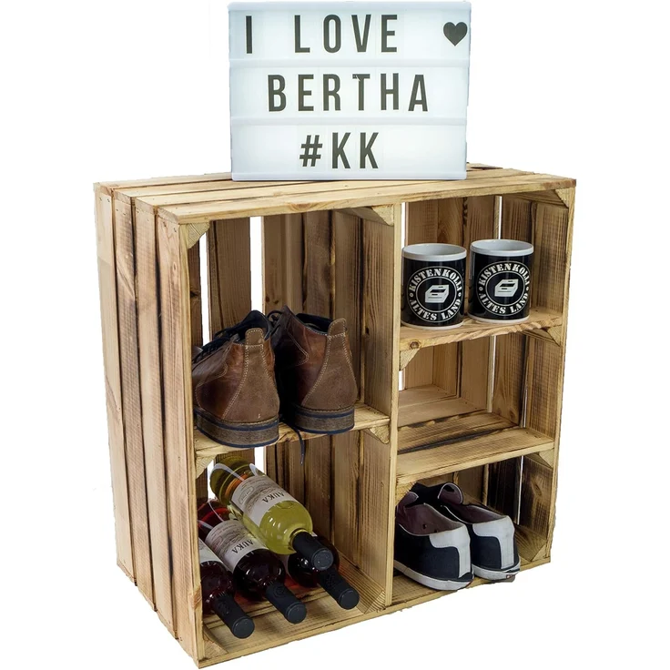 Kistenkolli Altes Land Allzweckkiste 2er Set Bertha geflammt (Spar-Set) – Bild 3
