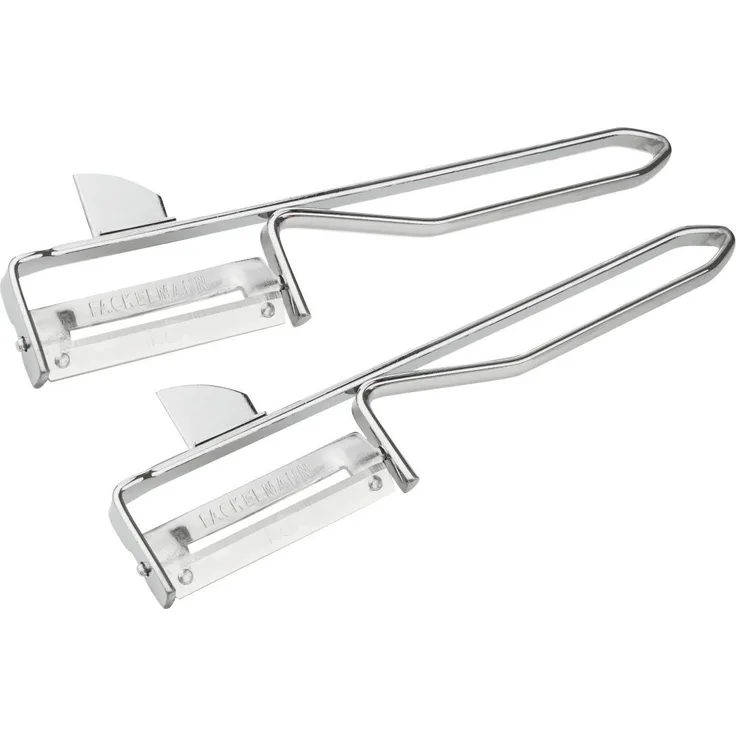 FMprofessional Sparschäler Edelstahl Sparschäler-Set, Universalschäler, Küchenhelfer