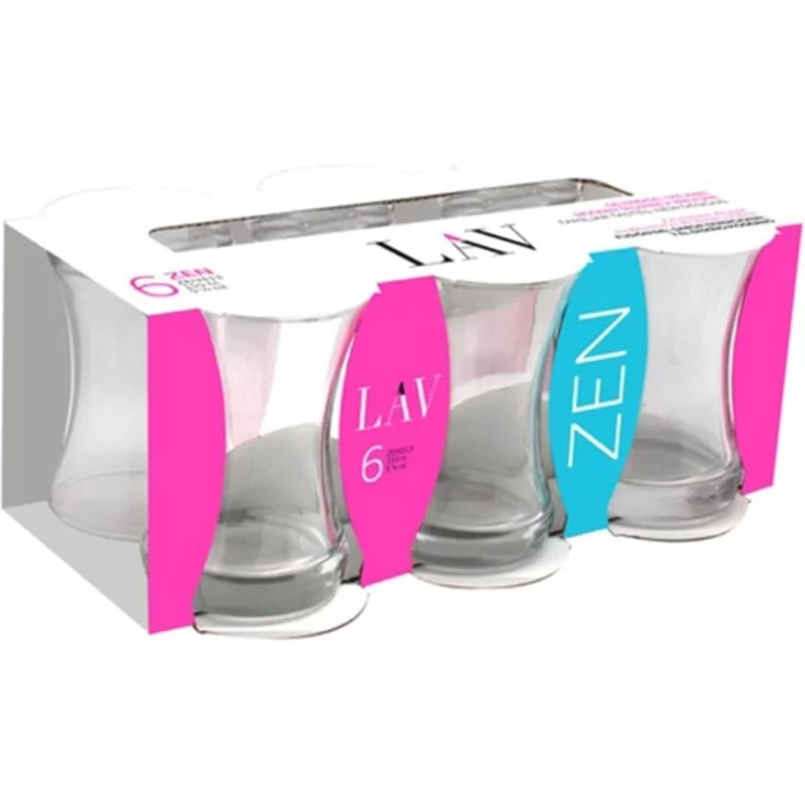 LAV Zen Teegläser aus Borosilikatglas - 6er Set, 155 ml, transparent – Bild 7