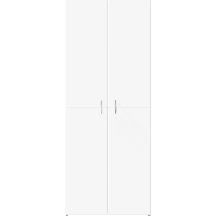 vidaXL Aktenschrank Weiß 60x32x153 cm Holzwerkstoff 3276644 – Bild 3