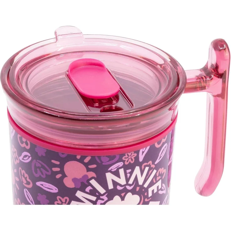 Disney Minnie Mouse Signature To Go Tasse 470 ml mit Schiebedeckel für Alltag und Büro – Bild 4