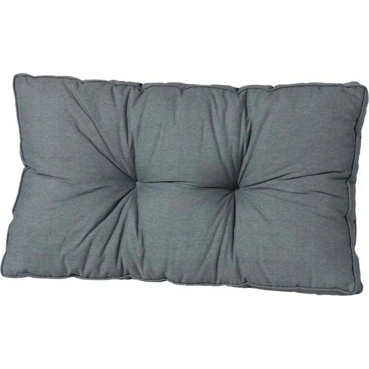 Madison Sitzkissen Rückenkissen 73x43 cm grau Lounge Kissen Sitz Auflage Polster, UV-beständig – Bild 4