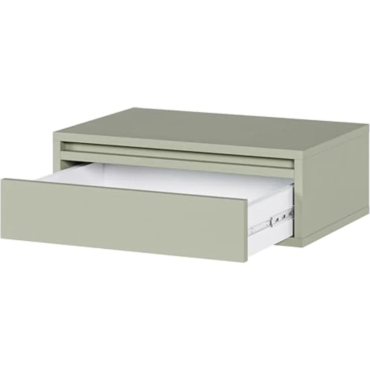 Selsey Nachtkonsole Evo, Salbeigrün, hängend, 1 Schublade, 50x17x34 cm, modern, kratzfest – Bild 8