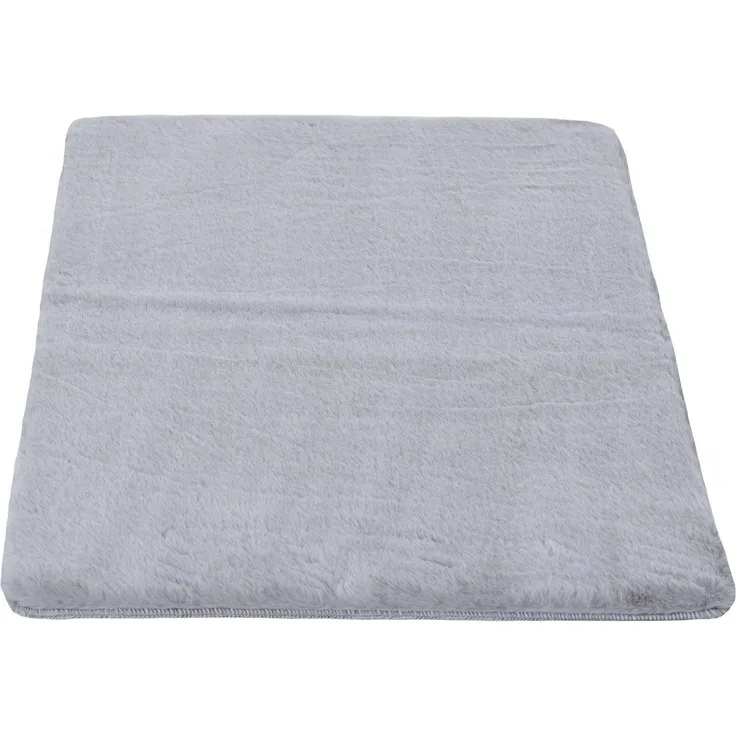 Gino Falcone Badematte Sara, Höhe 25 mm, rutschhemmend beschichtet, fußbodenheizungsgeeignet, Polyester, rechteckig, Badteppich, Fell-Optik, besonders weich, eckig & rund erhältlich
