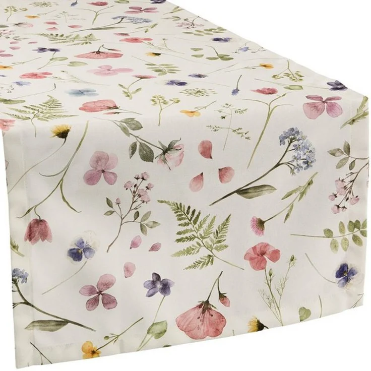 sander table + home Tischdecke Tischläufer "Marianne", Baumwolle Blumen – Bild 3