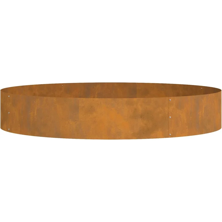 vidaXL Pflanzenring 5 Stk. Rostig 120 x 120 x 20 cm Wetterfeststahl 873647 – Bild 6