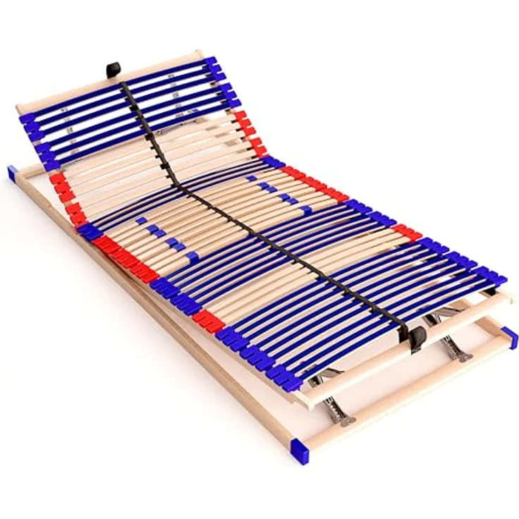 Lattenrost Vario Plus Sleep Best 42®, Schlummerparadies, Kopfteil manuell verstellbar, Fußteil manuell verstellbar, aus 100% BUCHE, 10 Jahre Garantie, SCHULTERFRÄSUNG, unmontiert – Bild 2