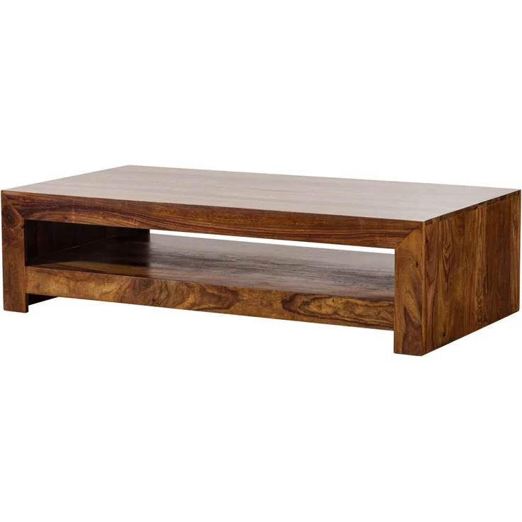 Couchtisch Sheesham 135x70x36 walnuss lackiert DUKE #120 – Bild 11