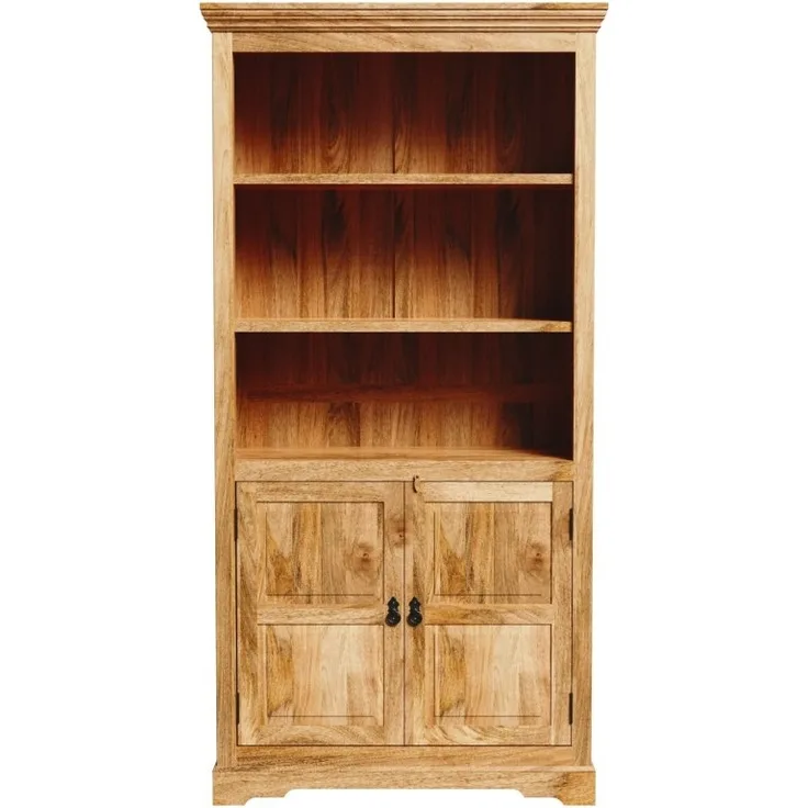 Bücherregal Guru 100x200x45 aus Mangoholz