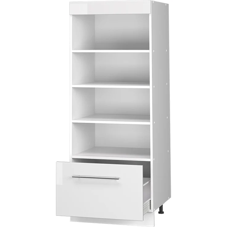 Küchenregal Fame-Line Weiß Hochglanz/Weiß 60 cm Vicco – Bild 6