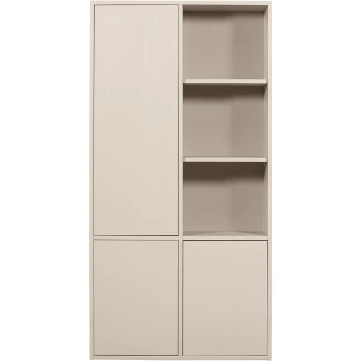 WOOOD Buffet Merel aus Kiefernholz, Dust Push-to-open