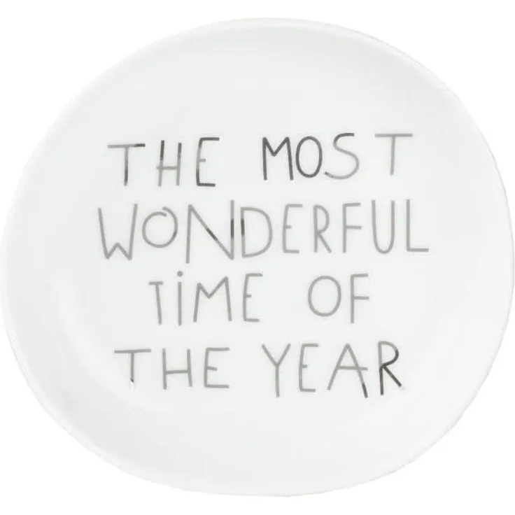 Räder Weihnachtsschälchen The most wonderful time Ø 10,5 cm H 2 cm