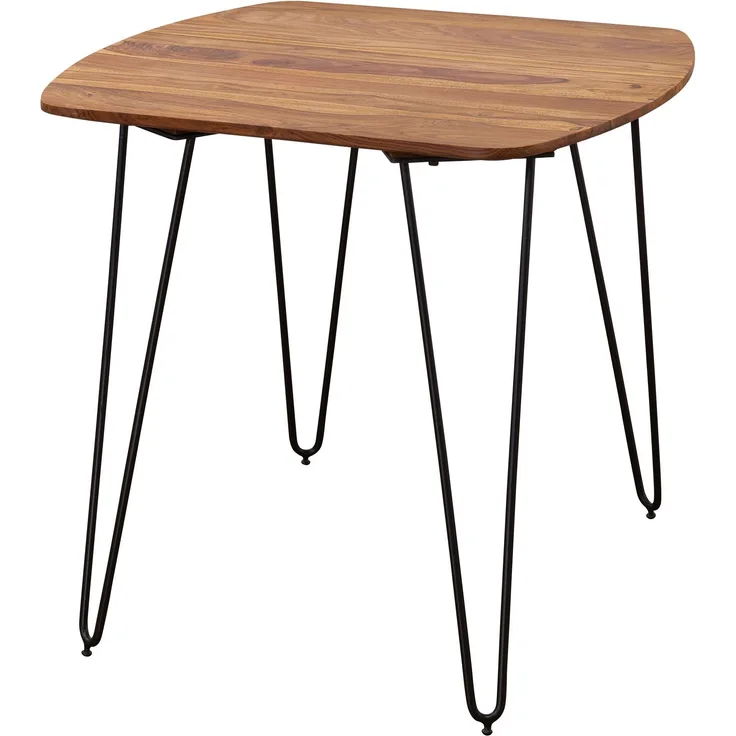 Esszimmertisch Sheesham Massivholz 80x80