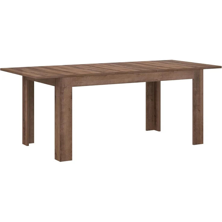 Forte Savona moderner Esstisch 160, ausziehbar, Esszimmer, Wohnzimmertisch, Holzwerkstoff, Edeleiche Holzdekor, 160 cm breit x 78,2 cm hoch x 90 cm tief – Bild 6