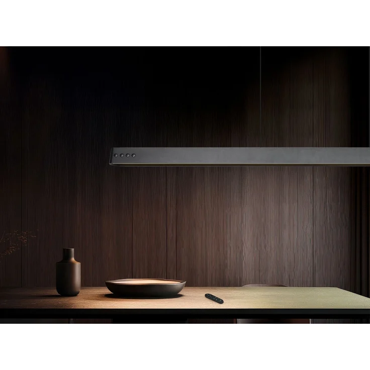 LED Pendelleuchte DONEGAL elektrisch höhenverstellbar, Tageslicht, Breite 150cm – Bild 6