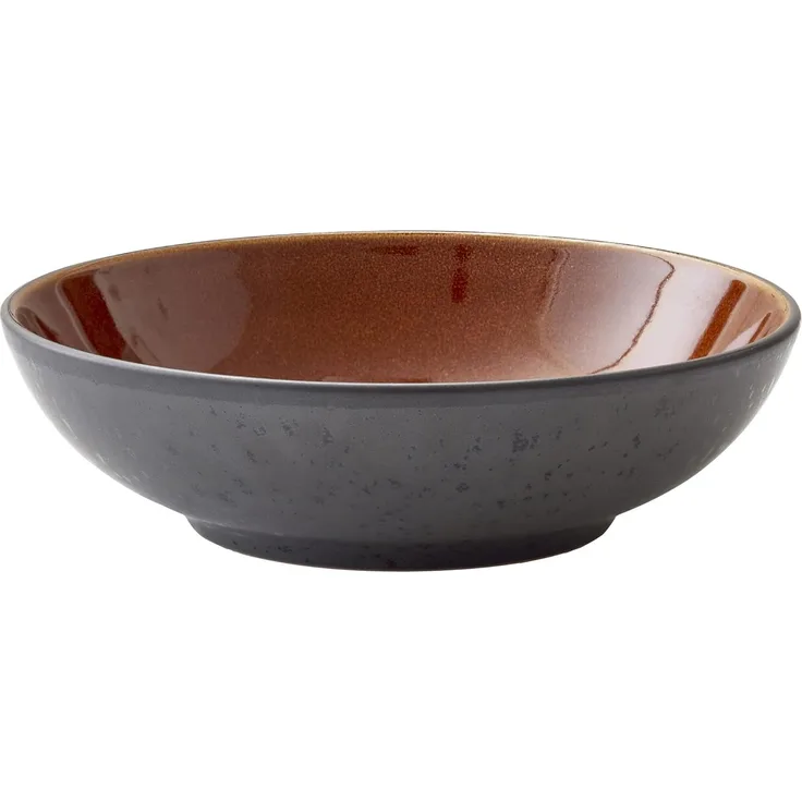 Bitz Pastaschale schwarz / bernstein 20 cm