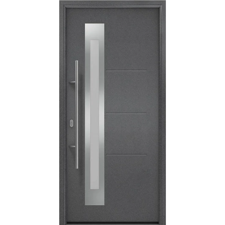 Hörmann Ecostar Haustür "ISOPRO IP 780S", anthrazit metallic (CH 703), 110 x 210 cm (B x H),DIN Links – Bild 1
