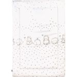 Julius Zöllner Baby Krabbeldecke , Weiß, 95x135 cm, Igelchen