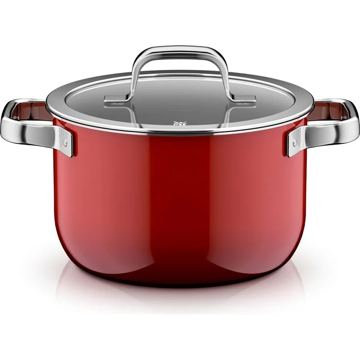 WMF Kochtopf Fusiontec Mineral Pro, Edelstahl, Glas (1-tlg), kratzfeste Oberfläche, wärmereduzierende Hohlgriffe, Made in Germany – Bild 1