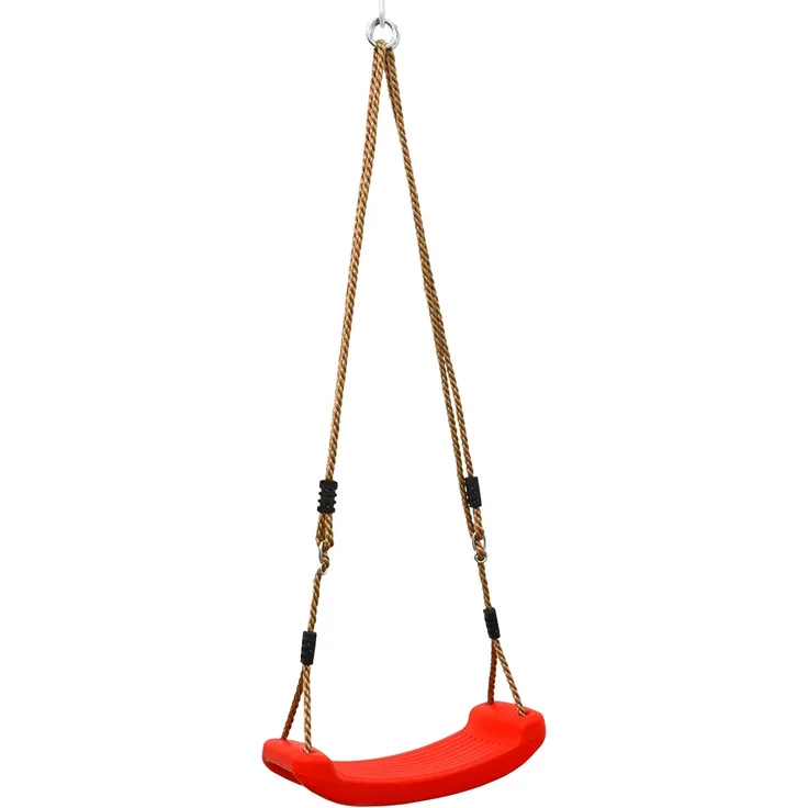 Kinder Brettschaukel 43x17,5cm 80 kg Gartenschaukel Brettschaukel Schaukelsitz Rot