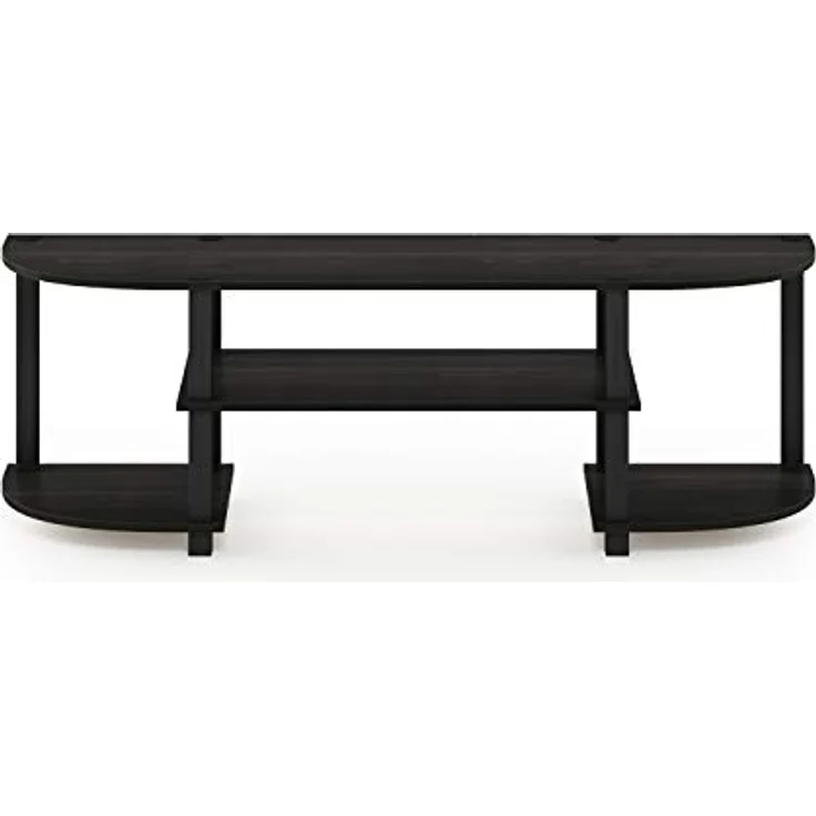 Furinno TV-Regal mit 4 Ablageflächen, holz, Espresso/Schwarz, 34. 04x34. 04x40. 39 cm – Bild 8