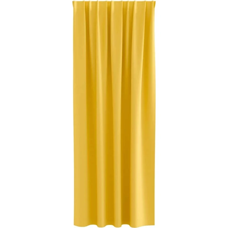 vidaXL Verdunkelungs-Vorhänge mit Ringen 2 stk. Senfgelb 245 x 140 cm 4107506 – Bild 4