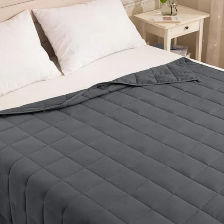 Good Nite Gewichtsdecke für Erwachsene schwere Decke für ruhige Sinne Grau 6 kg 125x180 cm – Bild 6