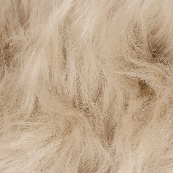 vidaXL Kunstschaffell Teppich Tafalla Beige 160 x 230 cm Polyester 42021484 – Bild 8