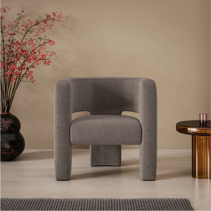 LeGer Home by Lena Gercke Sessel Ohrensessel SELMIA Moderner Lounge-Sessel Einzelsitz, B/T/H 73/62/76cm, Relaxsessel/Lehnstuhl, erhältlich in trendigen Stoff- und Farboptionen – Bild 1