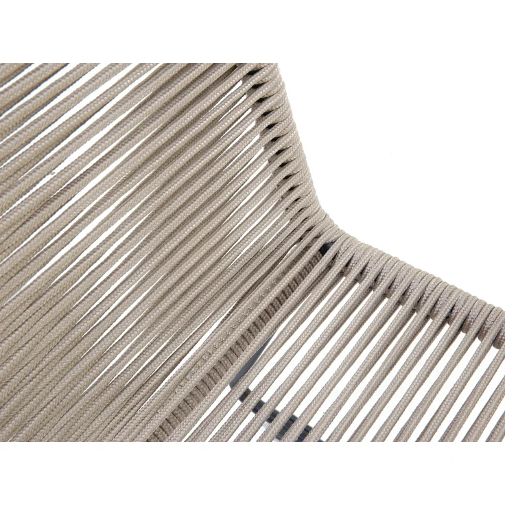 Gartenstuhl SANSIBAR NORDEROOG BHT 67x102x61 cm beige Stapelstuhl Klappstuhl – Bild 4