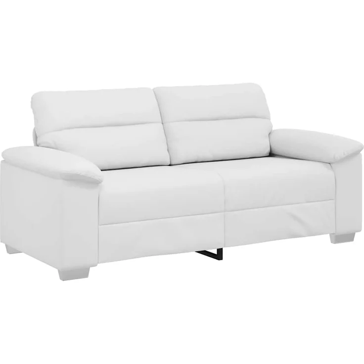 vidaXL 2-Sitzer-Sofa Weiß 180x81x84 cm Kunstleder 4105344 – Bild 1