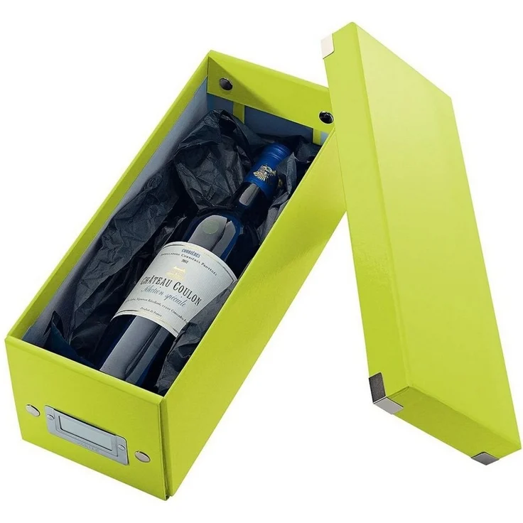Leitz Ablagebox Click & Store Wow CD Graukarton grün – Bild 2