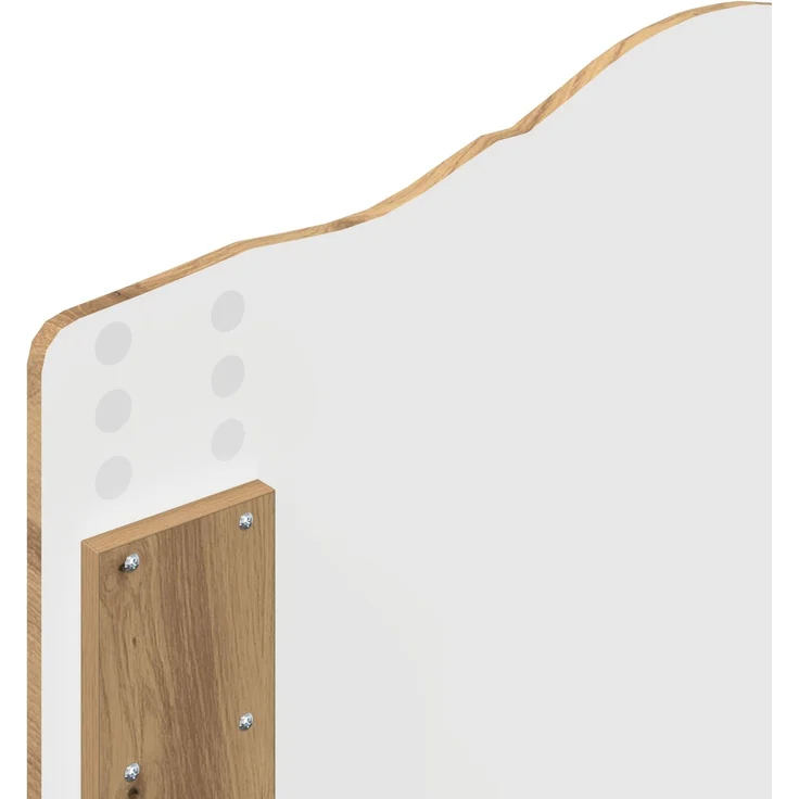 vidaXL Bettrahmen mit Kopfteil Kunsthandwerk Eiche 100 x 200 cm 3412942 – Bild 10