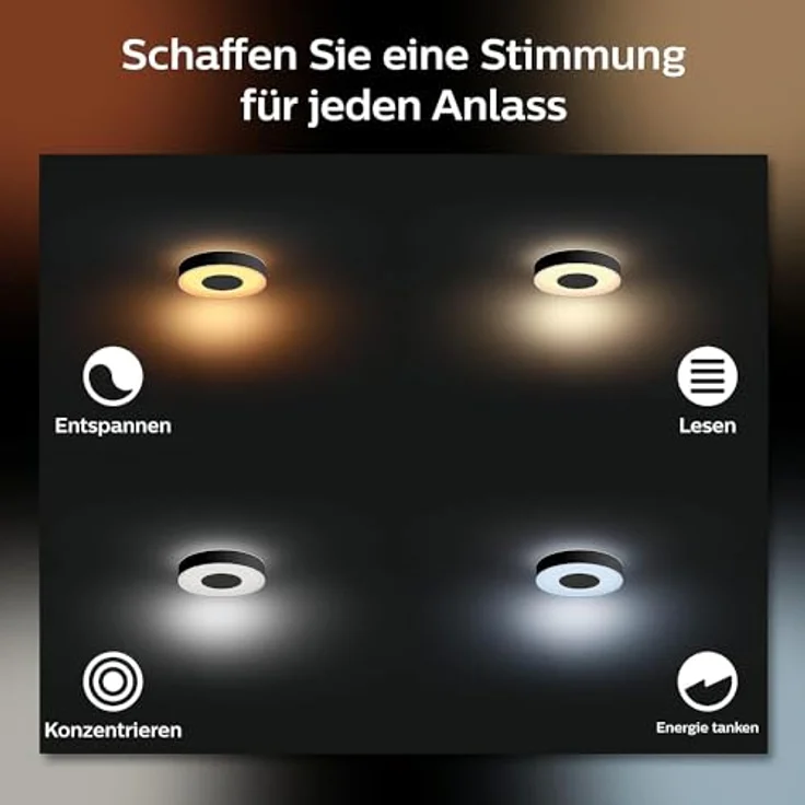 Philips Hue White&Col. Amb. Xamento Einbauspot schwarz 3x4.2W – Bild 10