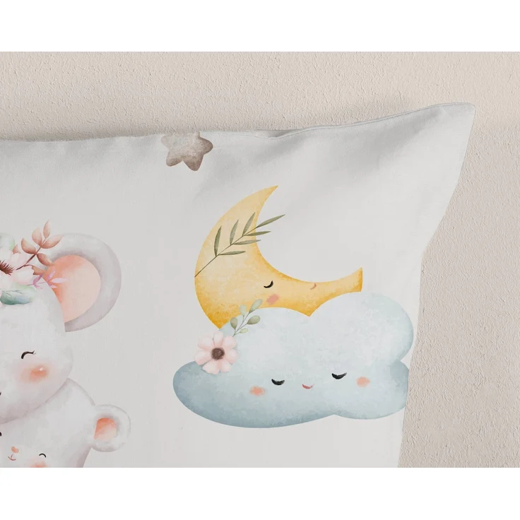 good morning Babybettwäsche Hugss, Renforcé, 2 teilig, Baumwolle, Renforcé, 2 Teilig, Wendeoptik, Kind, Baby, Mädchen, Tiere – Bild 3
